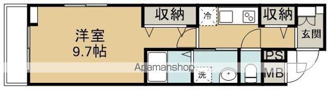 ヒカルサ川越(1K/2階)の間取り写真