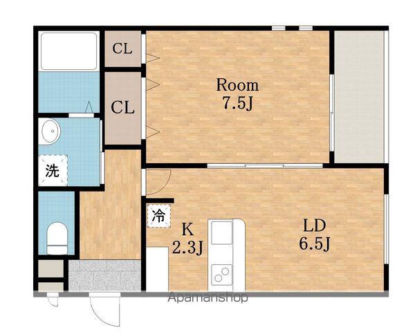 フジパレス東羽倉崎町(1LDK/1階)の間取り写真