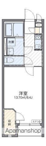 レオネクストFIGARO(1K/1階)の間取り写真