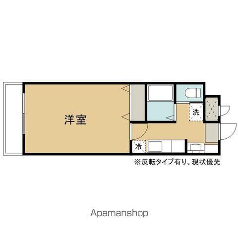 テリトワールSATO壱号館(1K/2階)の間取り写真