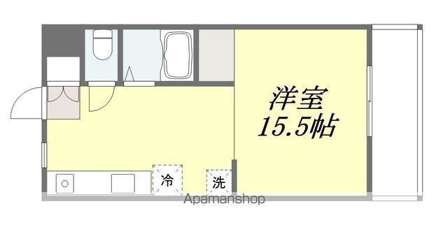 ACTY本町(ワンルーム/4階)の間取り写真