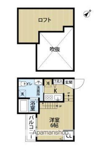 REVEUR箱崎(ワンルーム/2階)の間取り写真