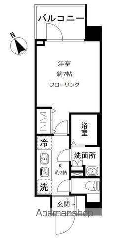 N-STAGE 赤羽志茂(1K/5階)の間取り写真