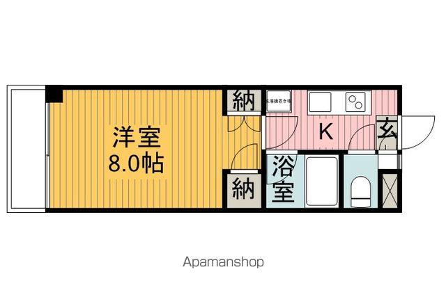 沖田レジデンス(1K/1階)の間取り写真