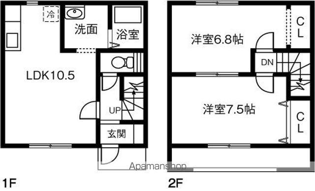 ＢＯＮＨＥＵＲ　窯町(2LDK)の間取り写真