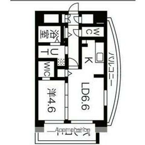 シェソワ東桜(1LDK/6階)の間取り写真