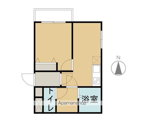 和歌山線 岩出駅 徒歩18分 6階建 築37年(1DK/6階)の間取り写真