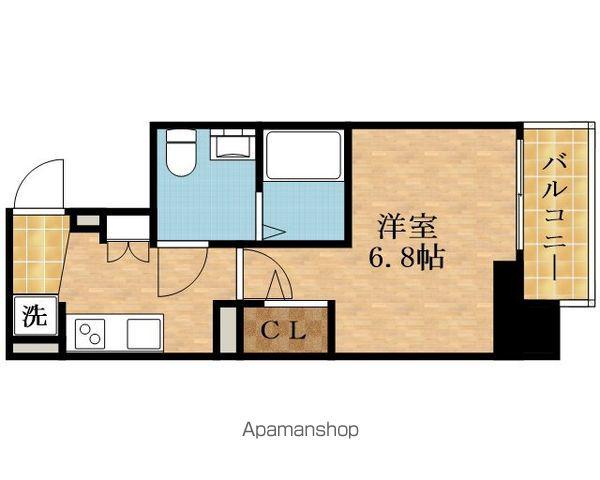 エグゼ大阪城イースト(1K/4階)の間取り写真