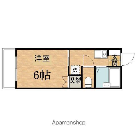 RELIANCE(1K/1階)の間取り写真