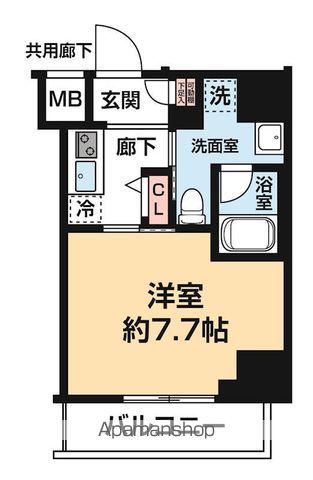 ARCOBALENO HORIKIRISHOBUEN(1K/6階)の間取り写真