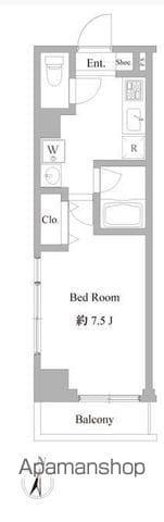 ルクレ志村坂上(1K/5階)の間取り写真