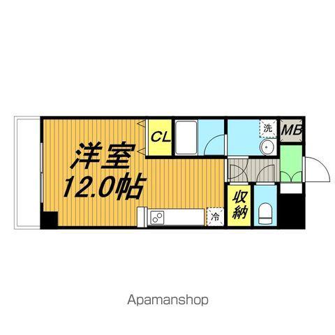 スペリオルクラブ(ワンルーム/11階)の間取り写真