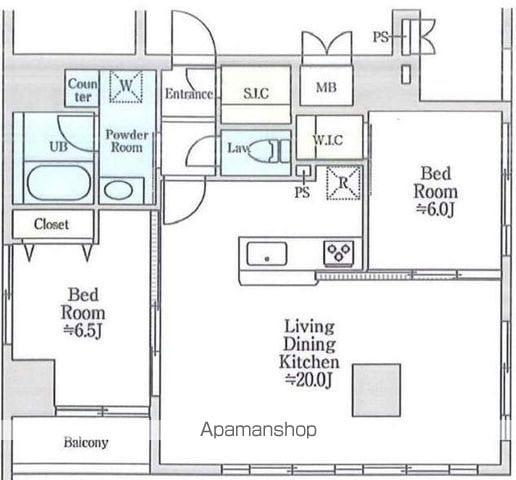 SUAVE PALAIS(2LDK/3階)の間取り写真