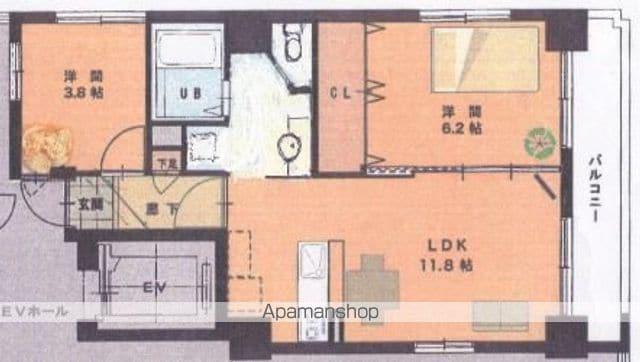 DOLCE(2LDK/3階)の間取り写真