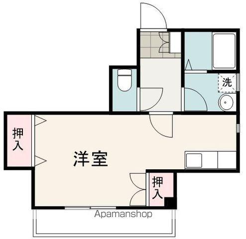 グランシャリオ(ワンルーム/3階)の間取り写真