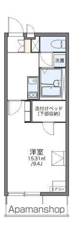 レオパレスさくらⅡ(1K/1階)の間取り写真