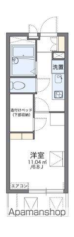 レオパレスメローネⅦ(1K/3階)の間取り写真