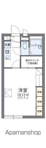 レオパレスソレーユ(1K/1階)の間取り写真
