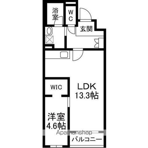 SK RESIDENCE NAGOYA(1LDK/1階)の間取り写真