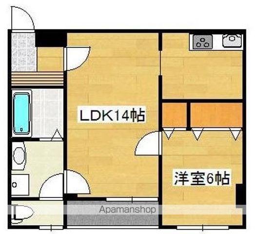 DOMUS STYLE(1LDK/3階)の間取り写真