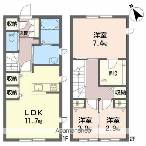 シャーメゾンアベニューⅡ(3LDK/1階)の間取り写真