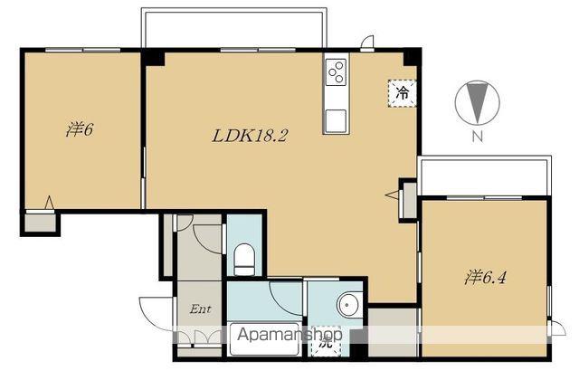 DI VALORE(2LDK/2階)の間取り写真