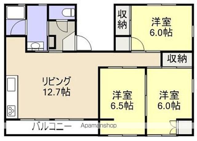 SUN-Rハイツ(3LDK/1階)の間取り写真