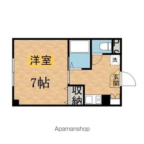 小林ビル(1K/3階)の間取り写真