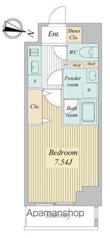 トゥールタ春日町(1K/3階)の間取り写真