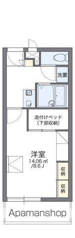 レオパレスMS INNⅡ(1K/1階)の間取り写真