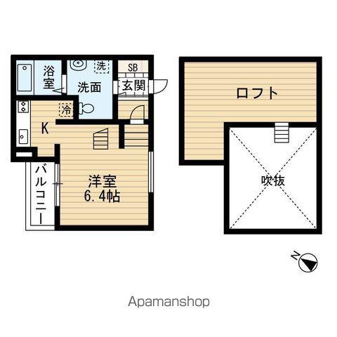 ABETINA(ワンルーム/1階)の間取り写真