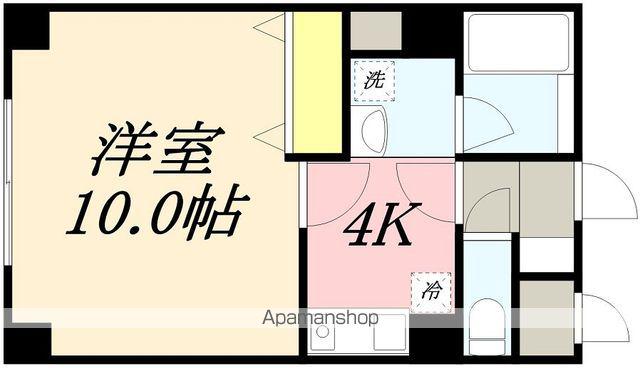 TOKU TORASUTO Ⅵ(1K/2階)の間取り写真