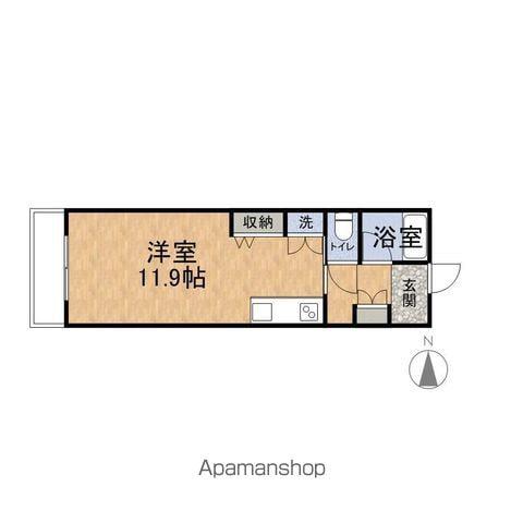 リルト四ツ井(ワンルーム/4階)の間取り写真