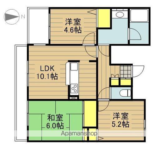 コスモ北戸田 2階階 間取り