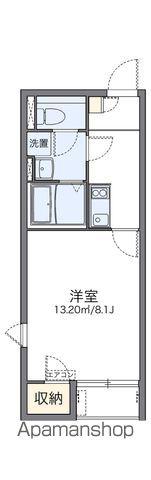 レオネクストKUZUHA(1K/2階)の間取り写真