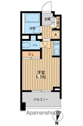 プロスペクト森下(ワンルーム/2階)の間取り写真