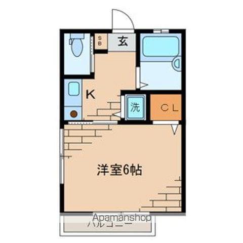 ルミエールヒイラギ(1K/2階)の間取り写真