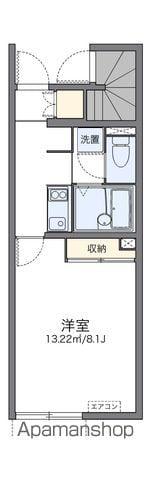 レオネクストパインヒル(1K/1階)の間取り写真