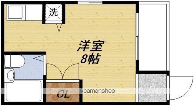 ハイツ芳(ワンルーム/6階)の間取り写真