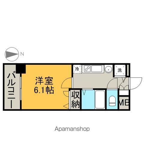 プレサンス名古屋STATIONアブソリュート(1K/11階)の間取り写真