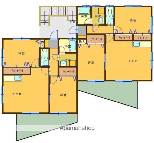 リブメリーノース(2LDK/1階)の間取り写真