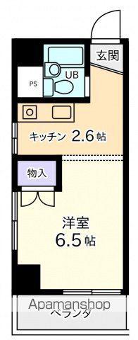 カーサ舟入(ワンルーム/5階)の間取り写真