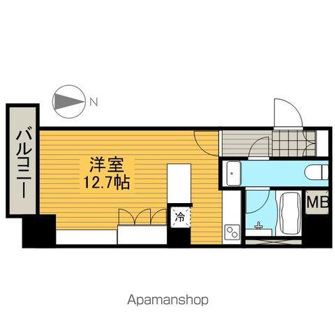 ドゥーエ大須(ワンルーム/11階)の間取り写真