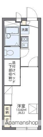 レオパレスソレイユ(1K/1階)の間取り写真