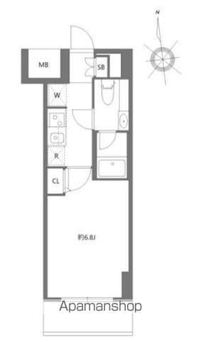 エヌステージジェイアール新白岡駅前(1K/9階)の間取り写真