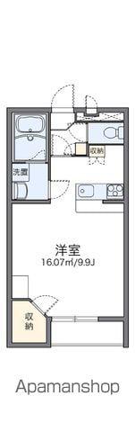 レオパレスアークハイムⅡ(1K/1階)の間取り写真