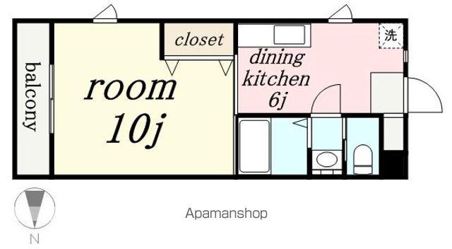 エル・フレア光陽(1DK/3階)の間取り写真