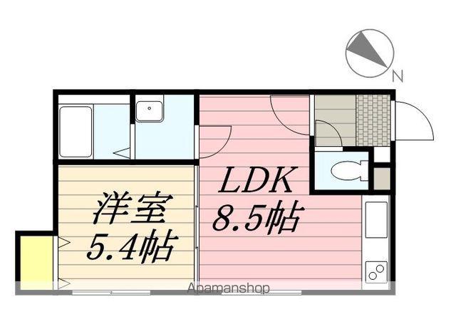 E-HORIZON美園Ⅱ(1LDK/3階)の間取り写真