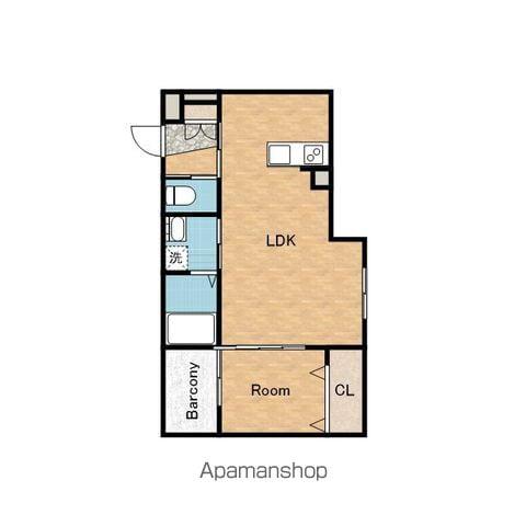 ARCAりんくうⅠ(1LDK/2階)の間取り写真