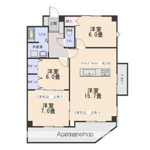 ハイムビーオール(4LDK/1階)の間取り写真